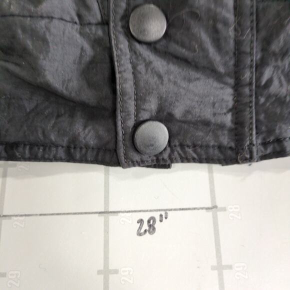 Vintage LaTrek Windbreaker Jacket Mens M Black Purple Puffer Sport Full Zip - Picture 9 of 10